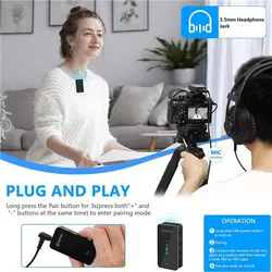 Boya میکروفون یقه ای بی سیم بویا مدل BY-XM6-K1