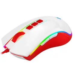 Redragon Cobra Red White M711C Gaming Mouse