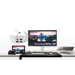 LG 27UP850-W 27Inch 4K 5ms 60Hz IPS Monitor 