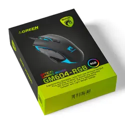Green GM604 RGB Gaming Mouse
