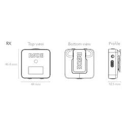 RODE WIRELESS GO II Single microphone wireless collar microphone