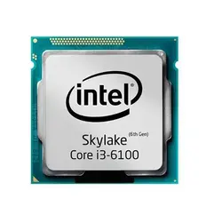 Intel Core-i3 6100 3.7GHz LGA 1151 Skylake TRAY CPU