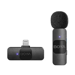 Boya BY-V1 Ultracompact with Lightning Connector for iOS Devices Wireless Microphone