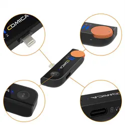 Comica Audio Vimo S MI 2-Person Wireless Microphone System with Lightning Connector 