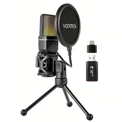 Yanmai SF-777W RGB Wireless Condenser Microphone 