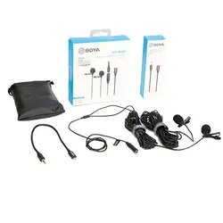 Boya BY-M2D Digital Dual Lavalier Microphones for iOS devices