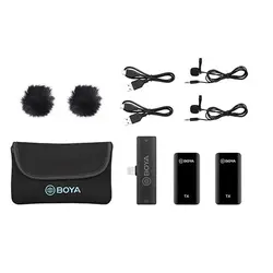Boya BY-XM6-S4 Digital True-Wireless 2-Person with Lightning Connector Microphone System 