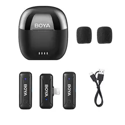Boya  BY-WM3T-D2 Wireless Collar Lightning Microphone