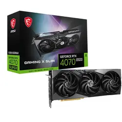MSI GeForce RTX 4070 Super 12G Gaming X Slim Graphics Card