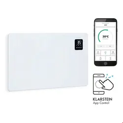 بخاری برقی همرفتی هوشمند کلارشتاین آلمان Klarstein Bansin Smart 1500 Konvektionsheizgerät Weiß 1500 watt Freistehend, Wandmontage