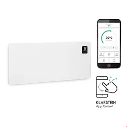 بخاری برقی همرفتی هوشمند کلارشتاین آلمان Klarstein Bansin Smart 2500 Konvektionsheizgerät  Weiß 2500 watt Freistehend, Wandmontage