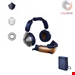 هدفون حذف نویز فعال دایسون انگلستان Dyson Zone™ Absolute+ Kopfhörer mit aktiver Geräuschunterdrückung (Nachtblau/Kupfer)