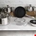 سرویس قابلمه ماهیتابه سبد سرخ کردنی 9 پارچه برلینگر هاوس مجارستان BerlingerHaus 9-PIECE COOKWARE SET BLAUMANN BL/3243 GOURMET LINE