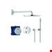 ست شیرآلات دوش حمام توکار گروهه آلمان GROHE Grohtherm mit Rainshower Cosmopolitan 310 Design rund Chrom 34731000