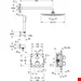 ست شیرآلات دوش حمام توکار گروهه آلمان GROHE Grohtherm mit Rainshower Cosmopolitan 310 Design rund Chrom 34731000