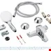 ست شیرآلات دوش حمام گروهه GROHE Eurosmart  Chrom  3330220A