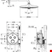 ست شیرآلات دوش حمام توکار گروهه آلمان GROHE Grohtherm SmartControl Duschsystem Euphoria 260 34744000