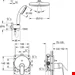 ست شیرآلات دوش حمام توکار گروهه آلمان GROHE Eurosmart Cosmopolitan Duschsystem Unterputz mit Tempesta 210 25219001