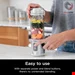 اسموتی ساز شارژی کوچک ورزشی نینجا آمریکا Ninja BC151WH Blast tragbarer Mixer kabellos 530 ml Gefäß