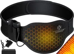 کمربند گرمکن کسر KESSER Heizkissen Heizgürtel mit Akku Wärmegürtel schwarz