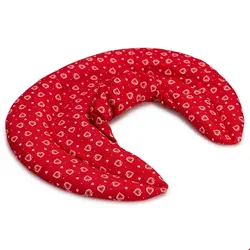 پد گرمایشی سرمایشی گردن جیرافنلند آلمان Giraffenland Wärmekissen Nackenhörnchen Herzen rot