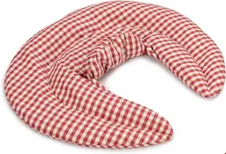 پد گرمایشی سرمایشی گردن جیرافنلند آلمان Giraffenland Wärmekissen Bio Stoff rot weiß