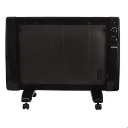 بخاری برقی مادون قرمز دیواری پایه دار سینتروکس آلمان Syntrox Germany Wärmewelle Dubhe Heizgerät 2400W Infrarot Stand Wandgerät schwarz