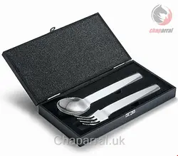 قاشق چنگال سالاد خوری تک نفره فیلیپی آلمان Philippi Lollo Servierbesteck silver