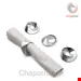 ست 4 عددی حلقه نگهدارنده دستمال سفره فیلیپی آلمان Philippi Swirl versilbert  Serviettenringe 4er Set