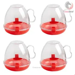 پاپ کورن ساز 4 عددی مایکروویو اچ آی سی 24 HAC24 Popcornmaschine 4er Set Mikrowellen Popcornmaker