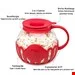 پاپ کورن ساز مایکروویو کولر KÜLER Popcornmaschine Popcorn Maker, Mikrowellen-Popcorn-Kessel