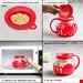 پاپ کورن ساز مایکروویو کولر KÜLER Popcornmaschine Popcorn Maker, Mikrowellen-Popcorn-Kessel