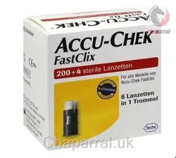 سوزن لانست تست قند خون اکیو چک آلمان Accu-Chek Fastclix Lanzetten (204 Stk.)