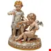 مجسمه دکوری چینی آنتیک قدیمی مایسن آلمان Meissener Figuren Cherubs Allegorie der Geometrie Modell C47 Acier hergestellt um 1870