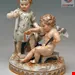 مجسمه دکوری چینی آنتیک قدیمی مایسن آلمان Meissener Figuren Cherubs Allegorie der Geometrie Modell C47 Acier hergestellt um 1870