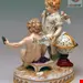 مجسمه دکوری چینی آنتیک قدیمی مایسن آلمان Meissener Figuren Cherubs Allegorie der Geometrie Modell C47 Acier hergestellt um 1870