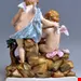 مجسمه دکوری چینی آنتیک قدیمی مایسن آلمان  Meissener Figuren Cherubs Allegory of Arithmetic Modell 12 von Acier um 1860