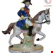 مجسمه دکوری چینی آنتیک قدیمی درسدن آلمان Antike Napoleon Michel Ney auf Pferd Porzellanfiguren Paar Dresden