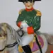 مجسمه دکوری چینی آنتیک قدیمی درسدن آلمان Antike Napoleon Michel Ney auf Pferd Porzellanfiguren Paar Dresden