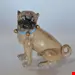 مجسمه دکوری چینی سگ آنتیک قدیمی درسدن آلمان Deutsches Paar Dresdner Bulldogge Porzellanfiguren männliche und weibliche