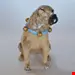 مجسمه دکوری چینی سگ آنتیک قدیمی درسدن آلمان Deutsches Paar Dresdner Bulldogge Porzellanfiguren männliche und weibliche