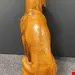 مجسمه سرامیکی دست ساز دکوری سگ آنتیک قدیمی Italienische Majolika Keramik Statue Figur eines Boxerhundes in Lebensgröße Vintage 1960er Jahre