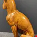 مجسمه سرامیکی دست ساز دکوری سگ آنتیک قدیمی Italienische Majolika Keramik Statue Figur eines Boxerhundes in Lebensgröße Vintage 1960er Jahre