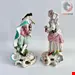 مجسمه نقاشی با دست دکوری چینی آنتیک قدیمی Derby Porzellanfiguren Idyllic Musicians Rokoko um 1765 Paar