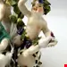 مجسمه دست ساز دکوری چینی آنتیک قدیمی Meissen Wunderschöne Figurengruppe der vier Jahreszeiten Cherubs von Kaendler um 1755 60