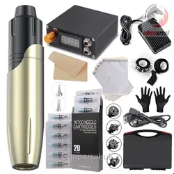 دستگاه حرفه ای تاتو و خالکوبی autolock Strass-Tattoo Tattoo-Stift, professionelle Motormaschine, Tattoomaschine, All-in-One-Tattoo-Ausrüstung 1