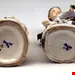 مجسمه دست ساز دکوری چینی آنتیک قدیمی Meissen  Paar Gartenarbeiter Kinder Rokoko Figuren  Modell 17 von Kaendler 1870