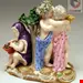 مجسمه دست ساز دکوری چینی آنتیک قدیمی Meissener Cherubs Vier Jahreszeiten Figuren Modell 1068 Kaendler hergestellt um 1870