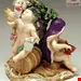 مجسمه دست ساز دکوری چینی آنتیک قدیمی Meissener Cherubs Vier Jahreszeiten Figuren Modell 1068 Kaendler hergestellt um 1870