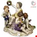 مجسمه دست ساز دکوری چینی آنتیک قدیمی Meissener Frühlingsfiguren Staffelei Allegorie des Frühlings Modell 2502 Kaendler